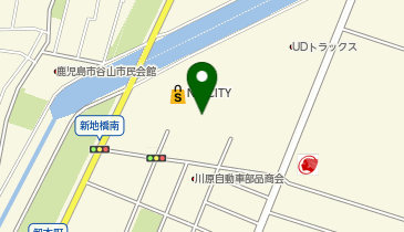 DAISO Ns City谷山店の地図画像