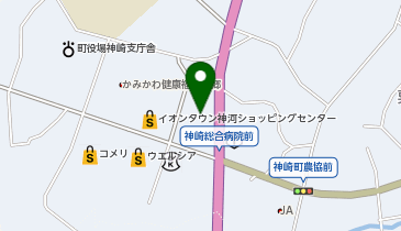 DAISO 神河SC店の地図画像