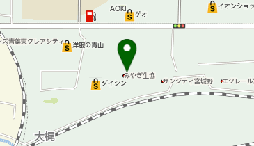 DAISO みやぎ生協幸町店の地図画像