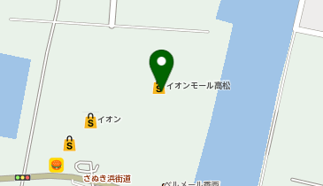 DAISO イオンモール高松店の地図画像