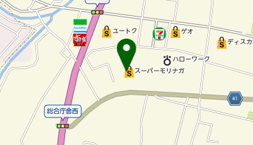 DAISO モリナガ鹿島店の地図画像