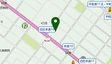 DAISO 札幌白石本通店の地図画像