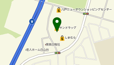 DAISO 八戸ニュータウン店の地図画像