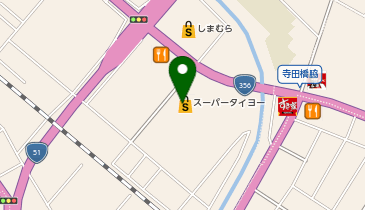 DAISO サワラシティ店の地図画像