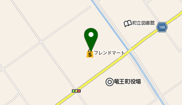 DAISO フレンドタウン竜王店の地図画像