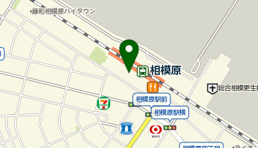 DAISO 相模原it ́s店の地図画像
