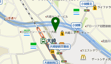 DAISO 大崎ニューシティ店の地図画像
