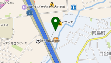 DAISO 大日ベアーズ店の地図画像