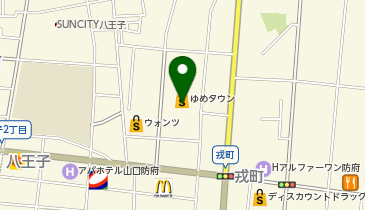 DAISO ゆめタウン防府店の地図画像