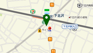 DAISO レシピ下北沢店の地図画像