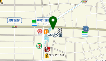 DAISO 中村公園前店の地図画像