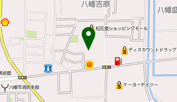 DAISO 八幡松花堂店の地図画像