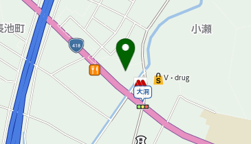 DAISO 関店の地図画像