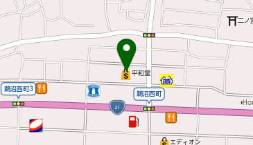 DAISO 平和堂うぬま店の地図画像