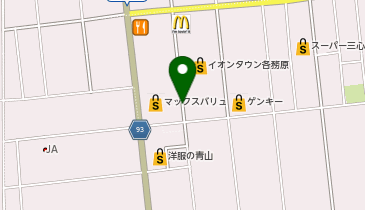 DAISO イオンタウン各務原店の地図画像