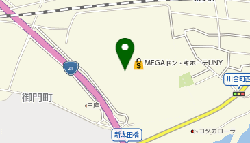 DAISO MEGAドン・キホーテUNY美濃加茂店の地図画像