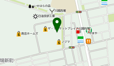 DAISO ザ・マーケットプレイス川越的場店の地図画像
