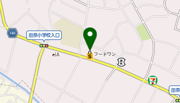 DAISO フードワン田奈店の地図画像