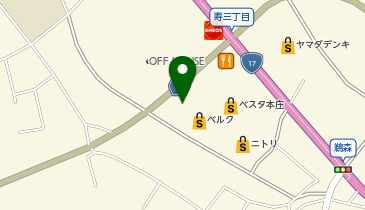 DAISO ベスタ本庄店の地図画像