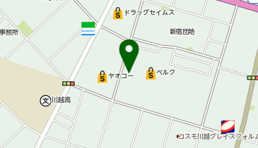 DAISO 川越新宿町店の地図画像