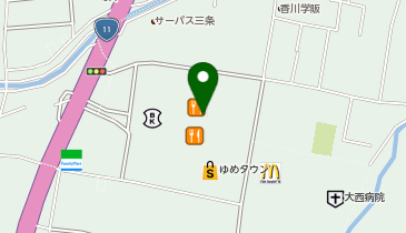 DAISO ゆめタウン高松店の地図画像