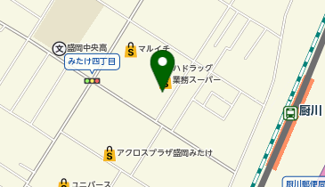 DAISO ショッピングコート盛岡みたけ店の地図画像