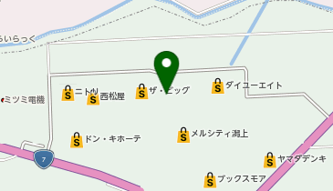 DAISO メルシティ秋田潟上店の地図画像