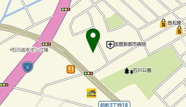 DAISO 函館石川公園店の地図画像