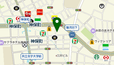 ザ・ダイソー DAISO 神田神保町すずらん通り店の地図画像