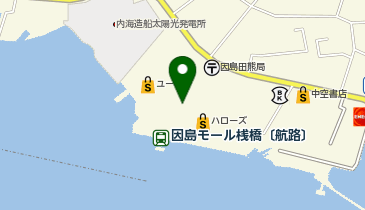 DAISO ハローズ因島モール店の地図画像