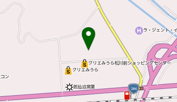DAISO クリエみうら松川前SC店の地図画像