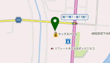 DAISO マックスバリュ倶知安店の地図画像