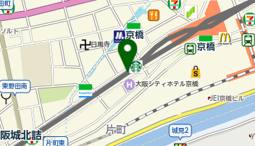 DAISO Kぶらっと京橋店の地図画像