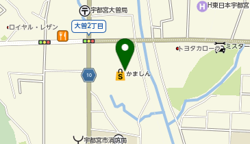 DAISO 宇都宮大曽シティーカルナ店の地図画像