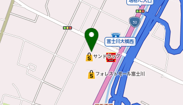 DAISO フォレストモール富士川店の地図画像