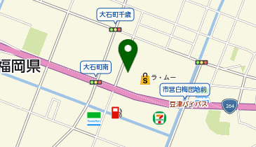 DAISO 久留米白山店の地図画像