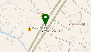 DAISO 甲斐篠原店の地図画像