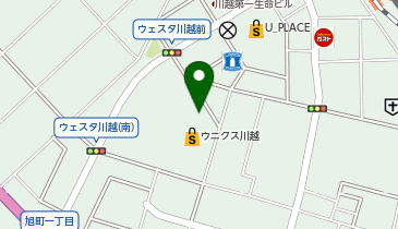 DAISO ウニクス川越店の地図画像