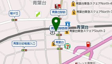 DAISO 青葉台東急スクエア店の地図画像