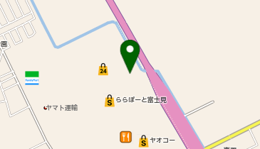 DAISO ららぽーと富士見店の地図画像