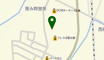 DAISO フレスポ恵み野店の地図画像