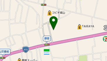 DAISO スーパーアルプス城山店の地図画像
