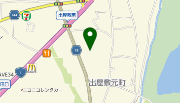 DAISO 枚方出屋敷店の地図画像