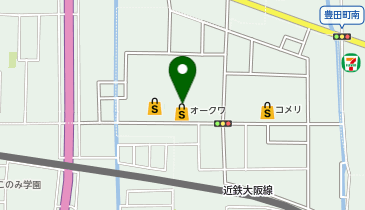 DAISO オークワ橿原真菅店の地図画像