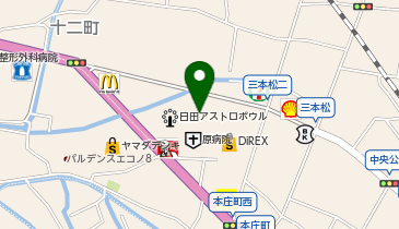 DAISO 大分日田店の地図画像