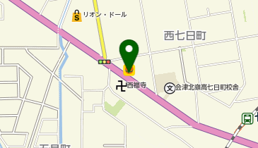 DAISO 会津若松七日町店の地図画像