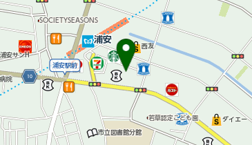 DAISO 浦安駅前店の地図画像
