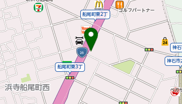 DAISO 浜寺船尾店の地図画像