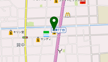 DAISO ライフ巽店の地図画像