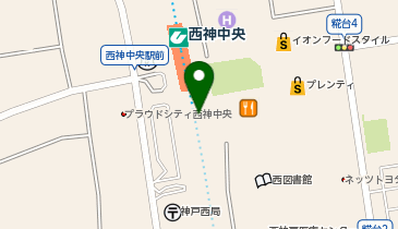 DAISO 西神中央店の地図画像